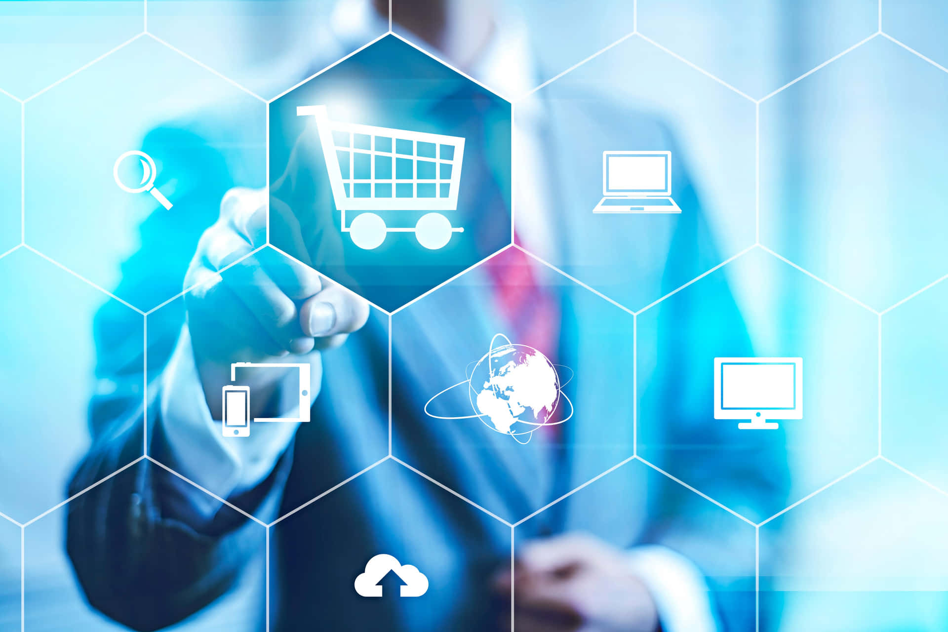AppzVenture’s Role in E-Commerce IT Solutions Conceptual Visualization