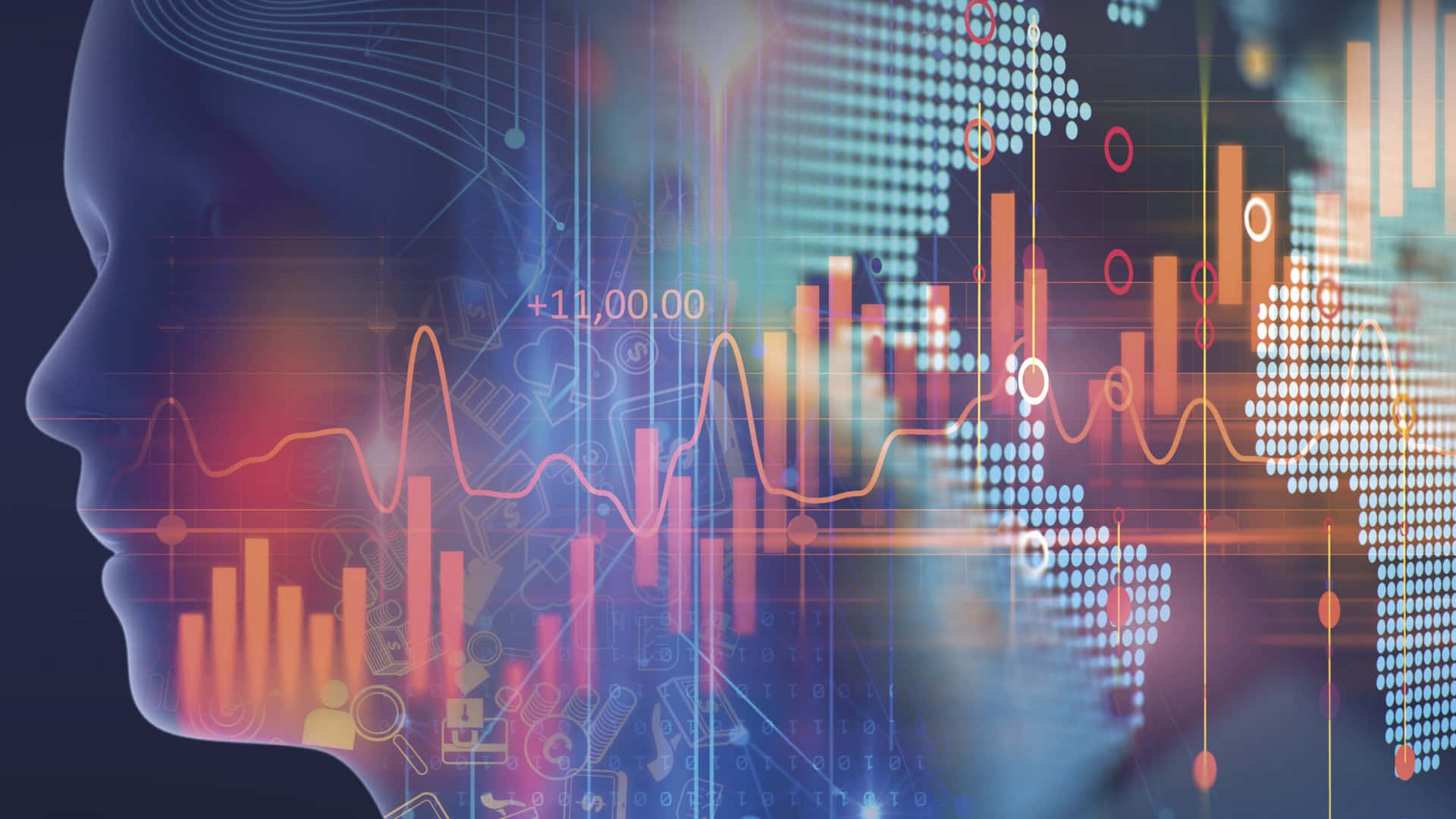 AppzVenture’s Role in Data-Driven Business Decisions Conceptual Visualization