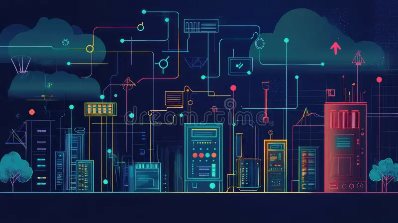 AppzVenture’s IT Services for Operational Scalability Conceptual Visualization