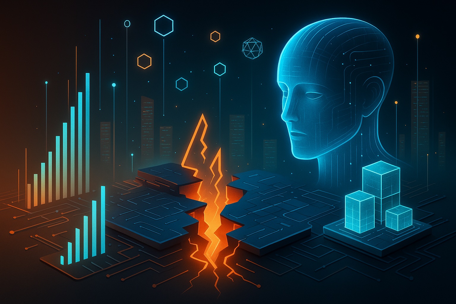 IT And AI in 2026 Conceptual Visualization