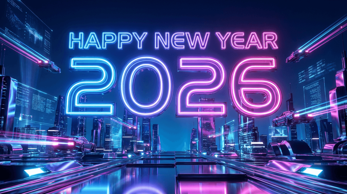 IT And AI in 2026 Conceptual Visualization