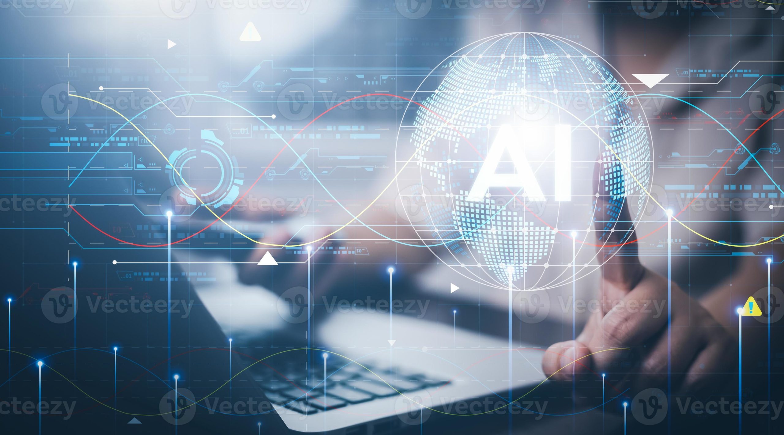 AI Software Developerment Conceptual Visualization